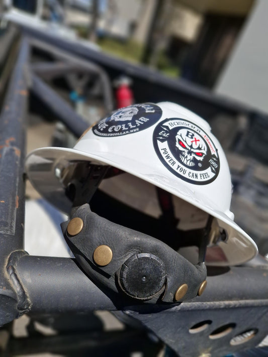 Leather Hard Hat Band - Black