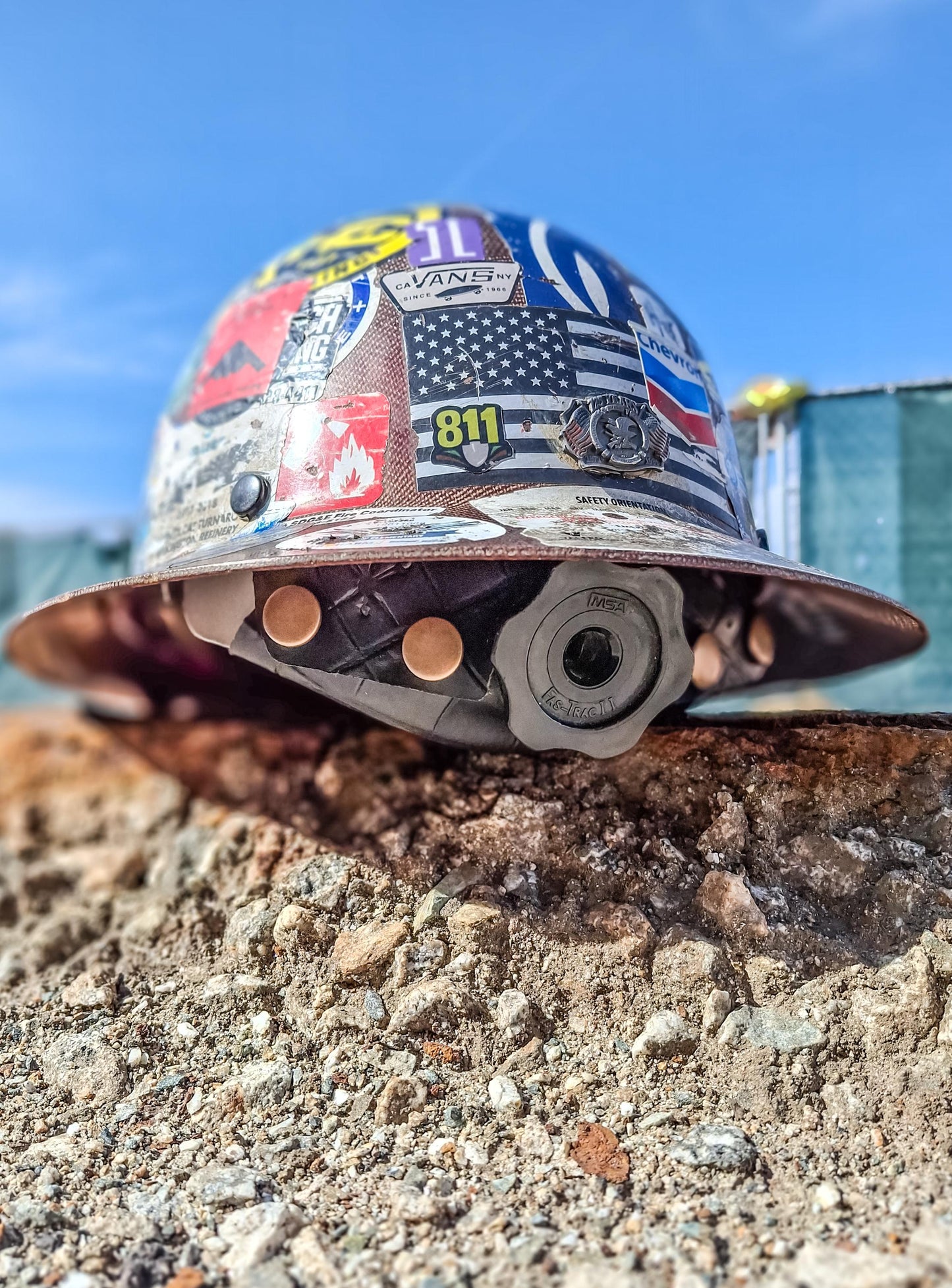 Black Gator Skin - Construction Hard Hat Liner