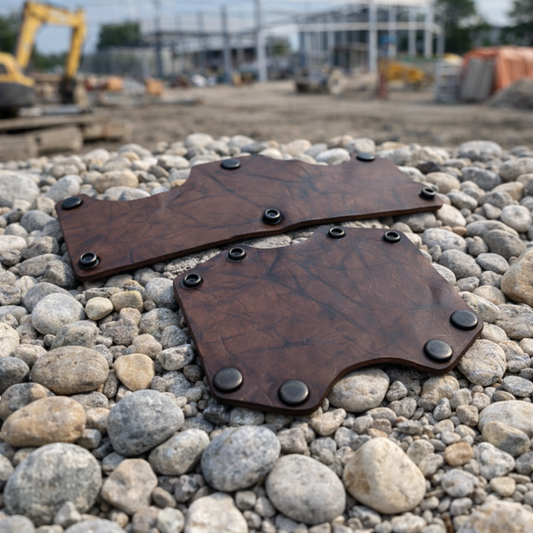 2-Piece Set: NEW Vintage Brown Front + Back Band