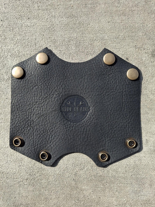 Leather Hard Hat Band - Black