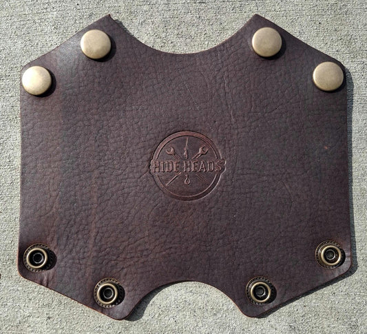 Leather Hard Hat Band - Brown