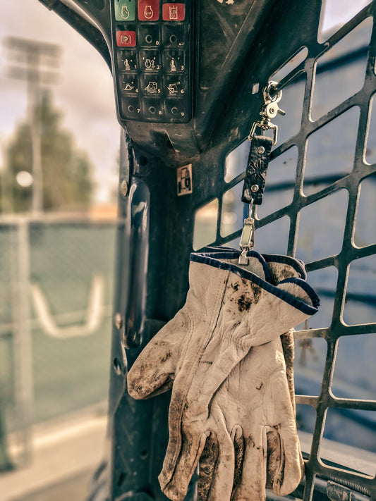 Leather Keychain Glove Clip