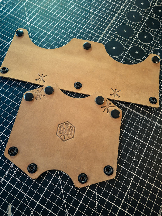 2-Piece Set: Tan Front + Back Band